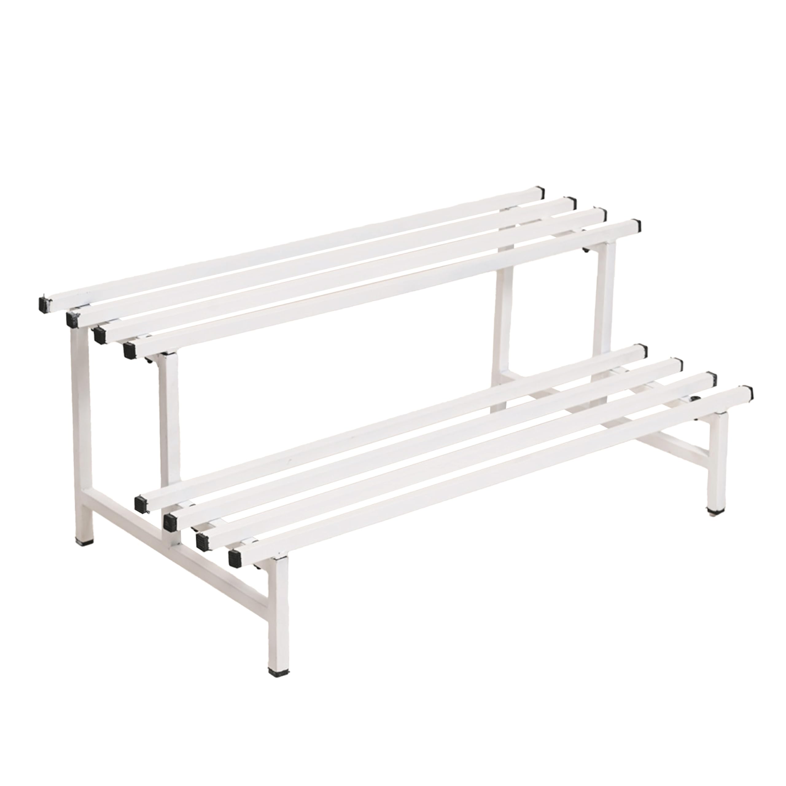 UGAOO Elevate 2-Tier Square Tube Plant Stand (White) | Heavy Duty Iron Pot Stand for Balcony, Home Decor, Indoor and Outdoor Use (B0D14V1XN3) Amazon Price History, Amazon Price Tracker