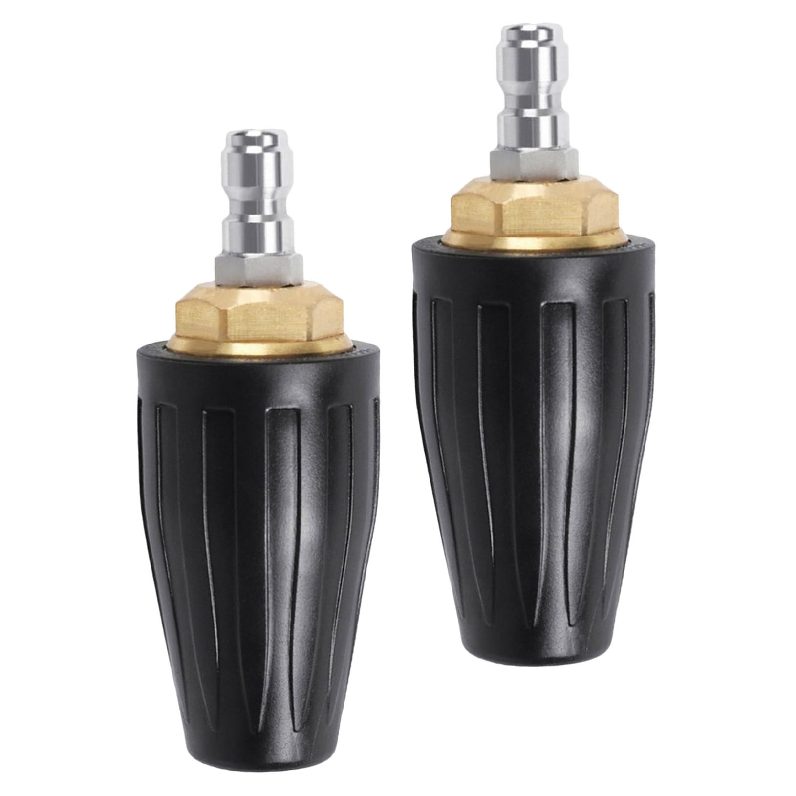 TOYANDONA 2pezzi Ugello Turbo Rotante Per Idropulitrice Sostituzione Ugello Turbo Collegamento Rapido Per Pulizia Profonda Suggerimenti Per Idropulitrice