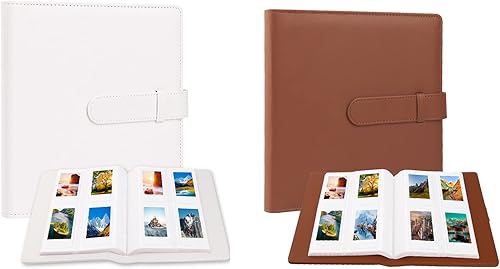 2 unidades de 256 álbumes de fotos para Fujifilm Instax Mini cámara/Polaroid imágenes de 2 x 3 pulgadas, álbum de fotos de 2 x 3 para cámara