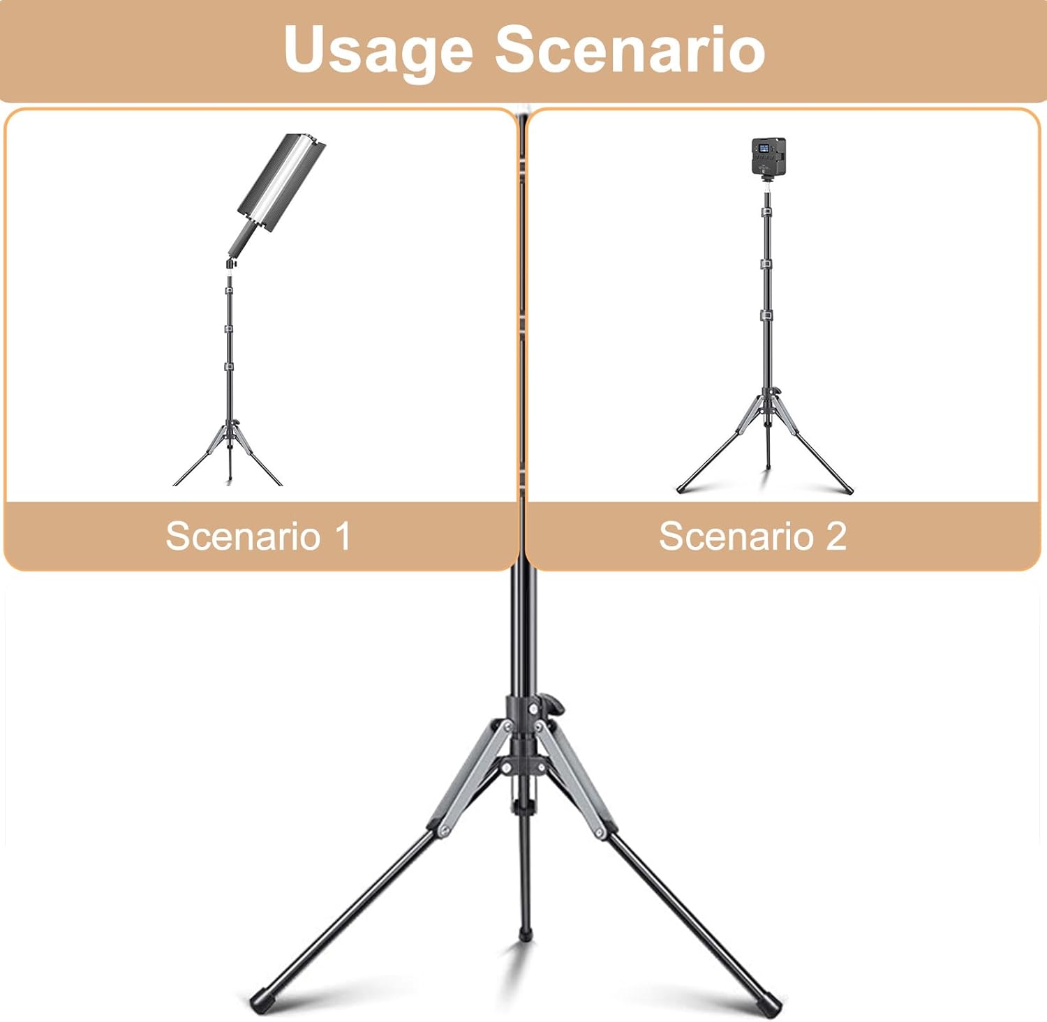 Camera Stand Aluminum Tripod for Stable Photography Easy Height Perfect for Enthusiasts 3 Section Multiple Angle Tripod