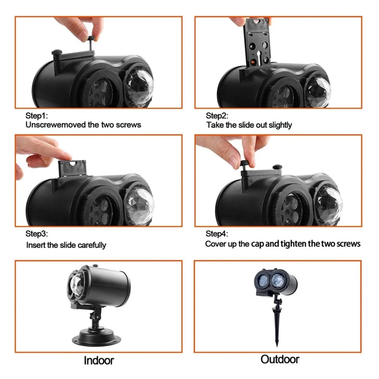 Projecteur Noel Exterieur, Projecteur LED de noël avec télécommande, étanche, Lampe de Paysage d'extérieur, Halloween, décoration de Jardin, fête de noël, Vacances(16 Patterns)