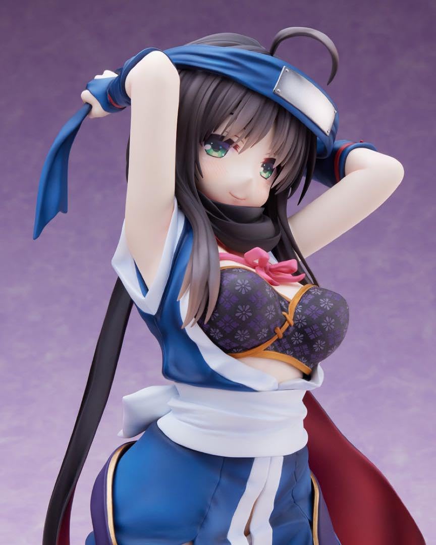 Amazon | 千恋万花 常陸茉子 135 完成フィギュア あみあみ限定版 笑顔 