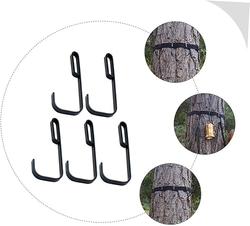 Miniatura 2 de Cabilock Perchas de gancho resistentes para colgar la luz al aire libre, perchas resistentes para escalar, soportes para árboles, soportes para