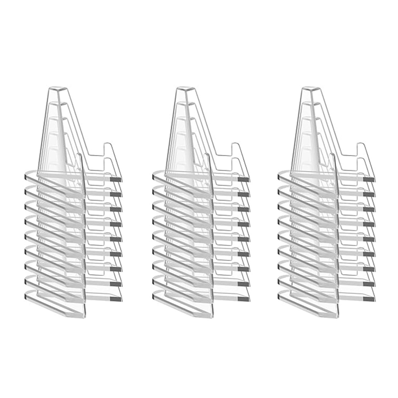 Jazuaiao Clear Coin Presentation Stand Practical Shelves Storage Solution for Collectors and Investors Display Rack