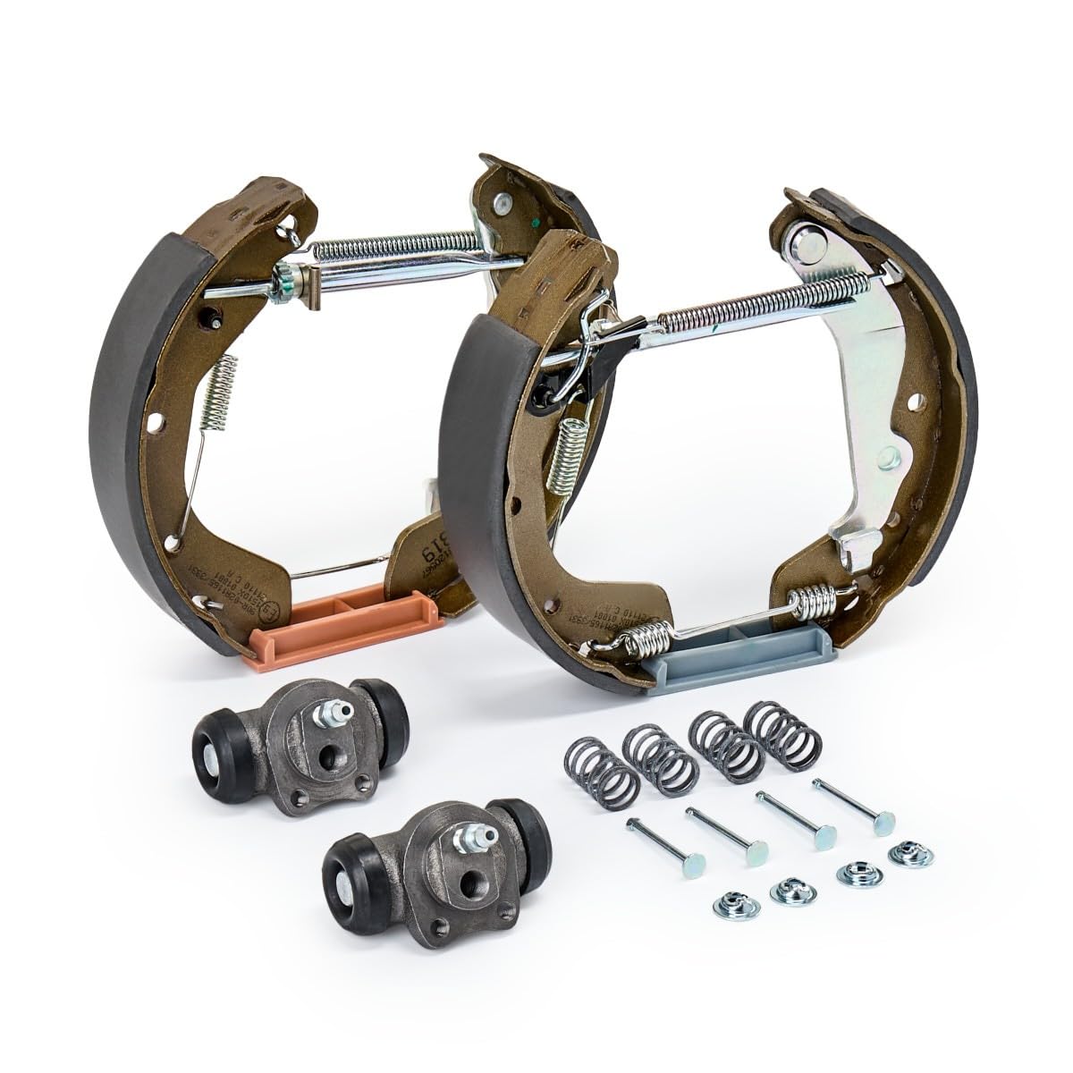 RIDEX 3859B0257 Kit frenos disco de tambor Trasero con palanca con cilindro de freno de rueda con accesorios Compatible con CHEVROLET Aveo/Kalos Hatchback T250, T255