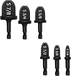 6 Pcs Professional HVAC Repairing Set, diymore HVAC Tool Drill Bit Air