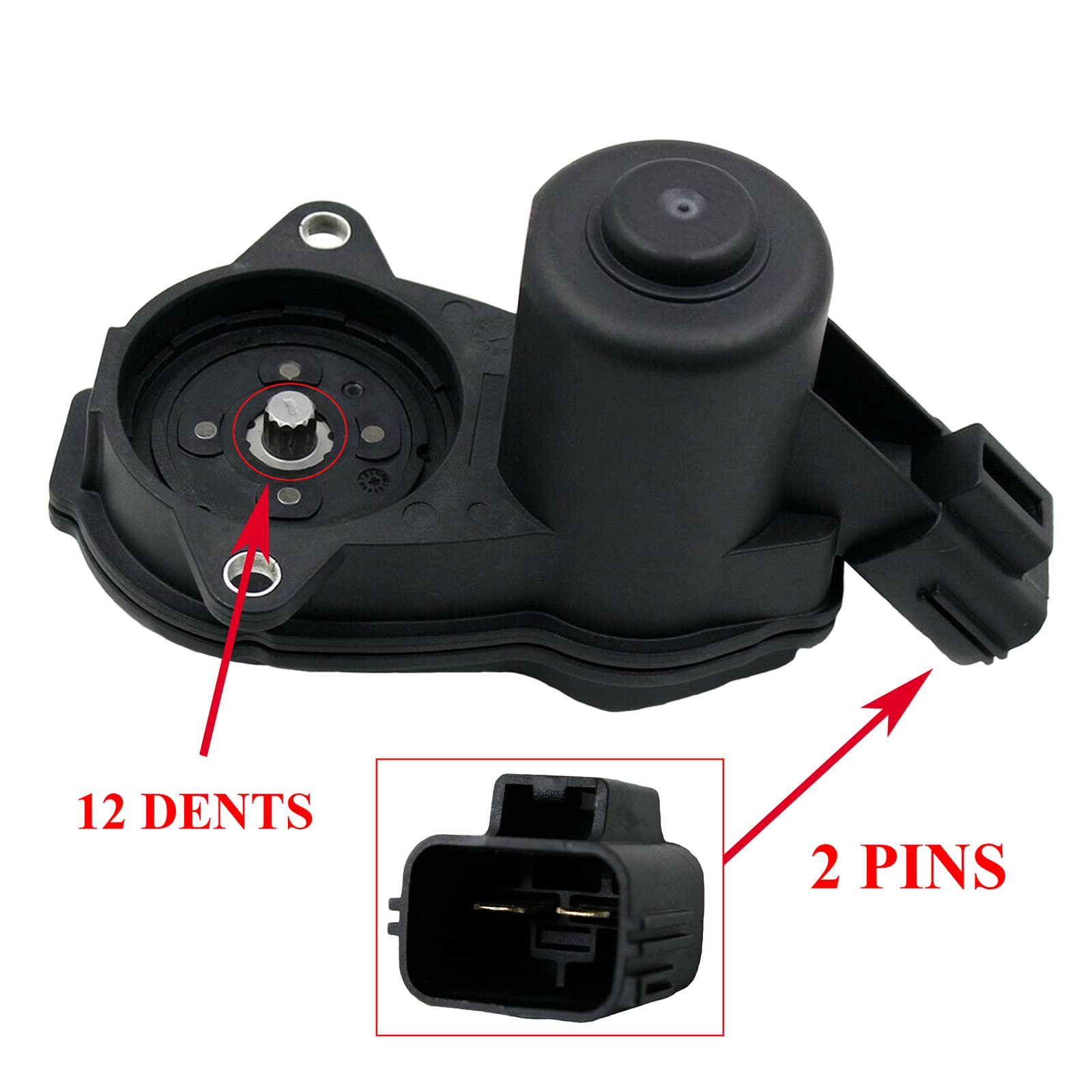 Partsline Moteur d'Étrier de Frein à Main Arrière avec Connectique compatible avec Grand Scénic III, Mégane III IV, Scénic III - 440004177R 440006079R