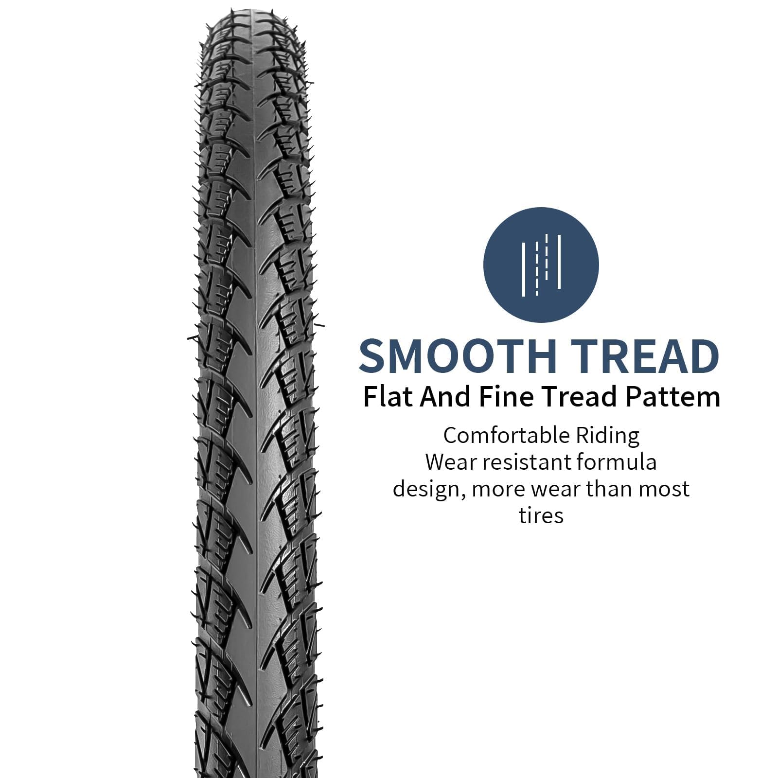 YunSCM 2 Pneumatici Da Bici 700x45C – 700x45C (47-622), Per Strada, Ghiaia E Fuoristrada, Pressione 40-65 PSI