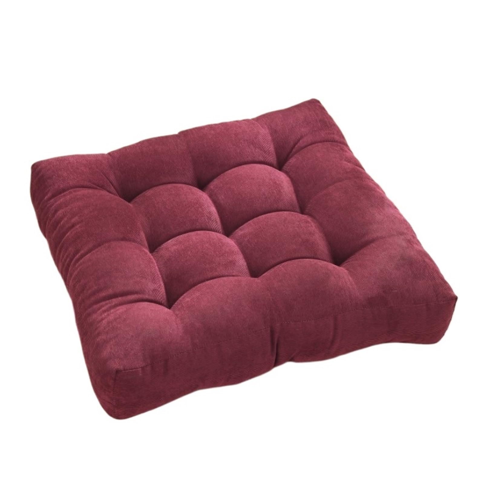 VMDVBNA chair cushions Oversized Tufted Floor Seat Cushion Office Chair Square Tatami Pillow for home(Color8,53x53cm)