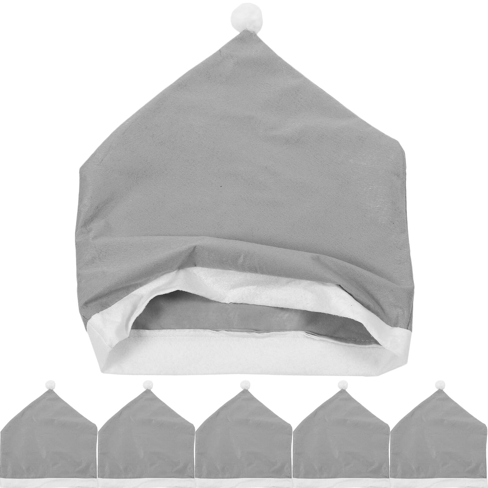 6 Fundas de Silla Navideñas de Tela No Tejida, para Comedor, Adorno de Navidad, Set para Sillas de Cocina