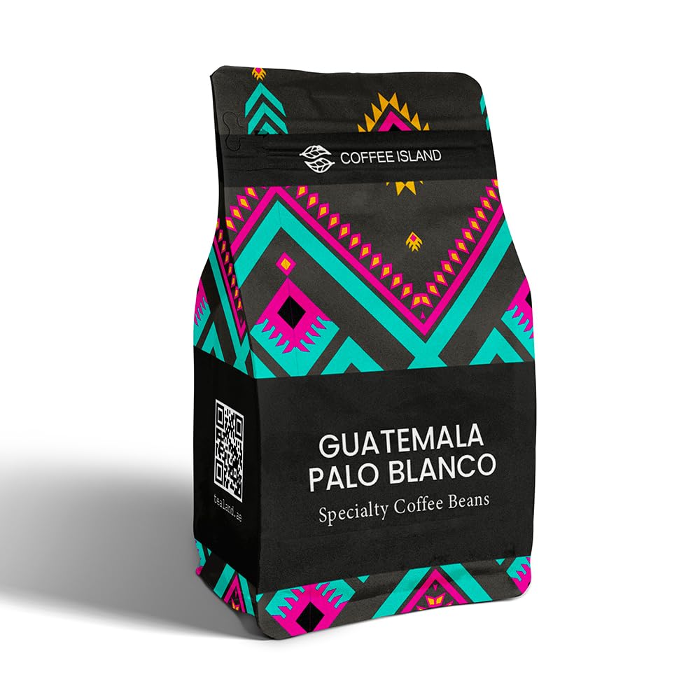 “Coffee Island” Guatemala Palo Blanco Specialty Coffee, 100% Arabica, Medium Roast, Chocolate, Confectionery And Orange Flavor Profile, SCA Score 88-90, 250 Gram