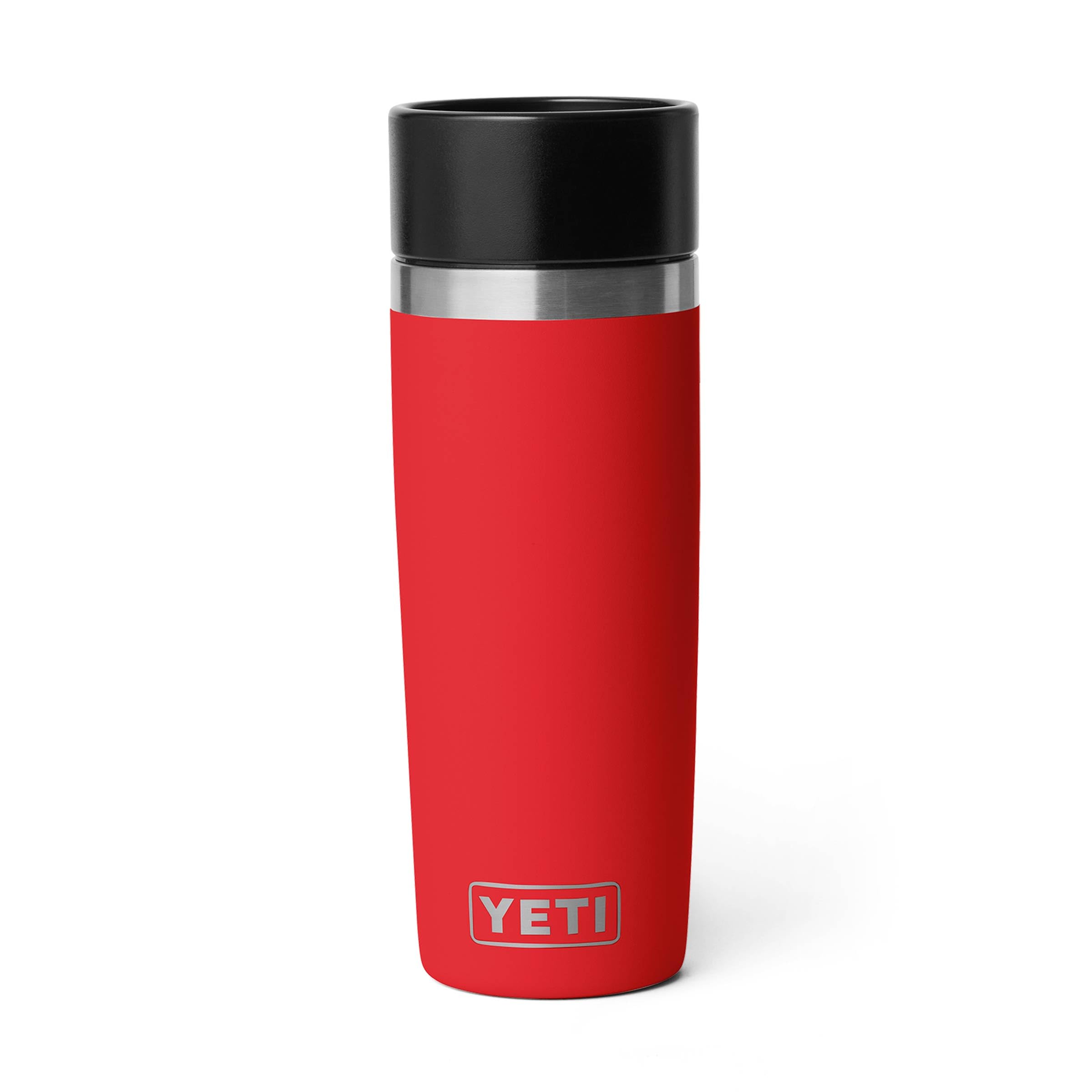 Rambler 16 oz Travel Bottle, Stainless Steel, Vacuum Insulated with Leakproof Commuter Cap, Rescue Red