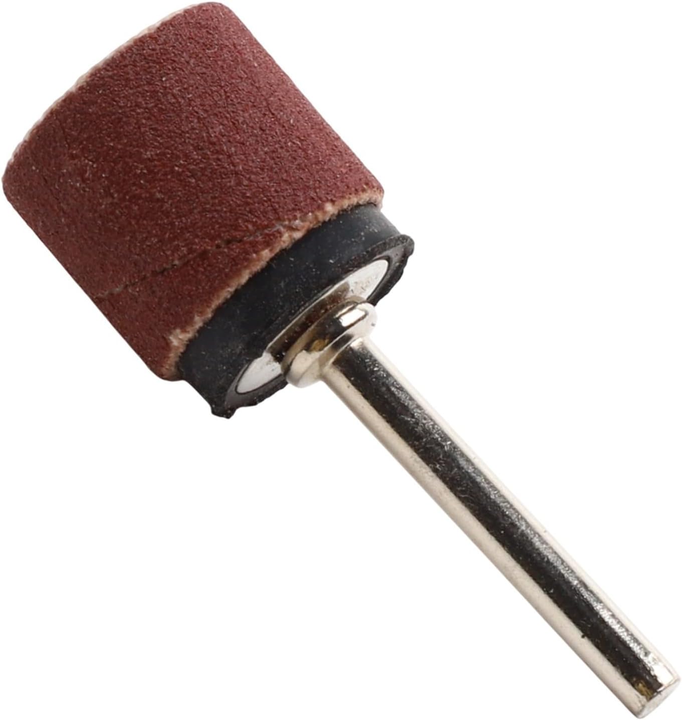 240 Grit Sanding Drum Bands 100pcs with 2 Mandrels for Rotary Tools for Sanding Wood Metal Plastic and DIY Projects