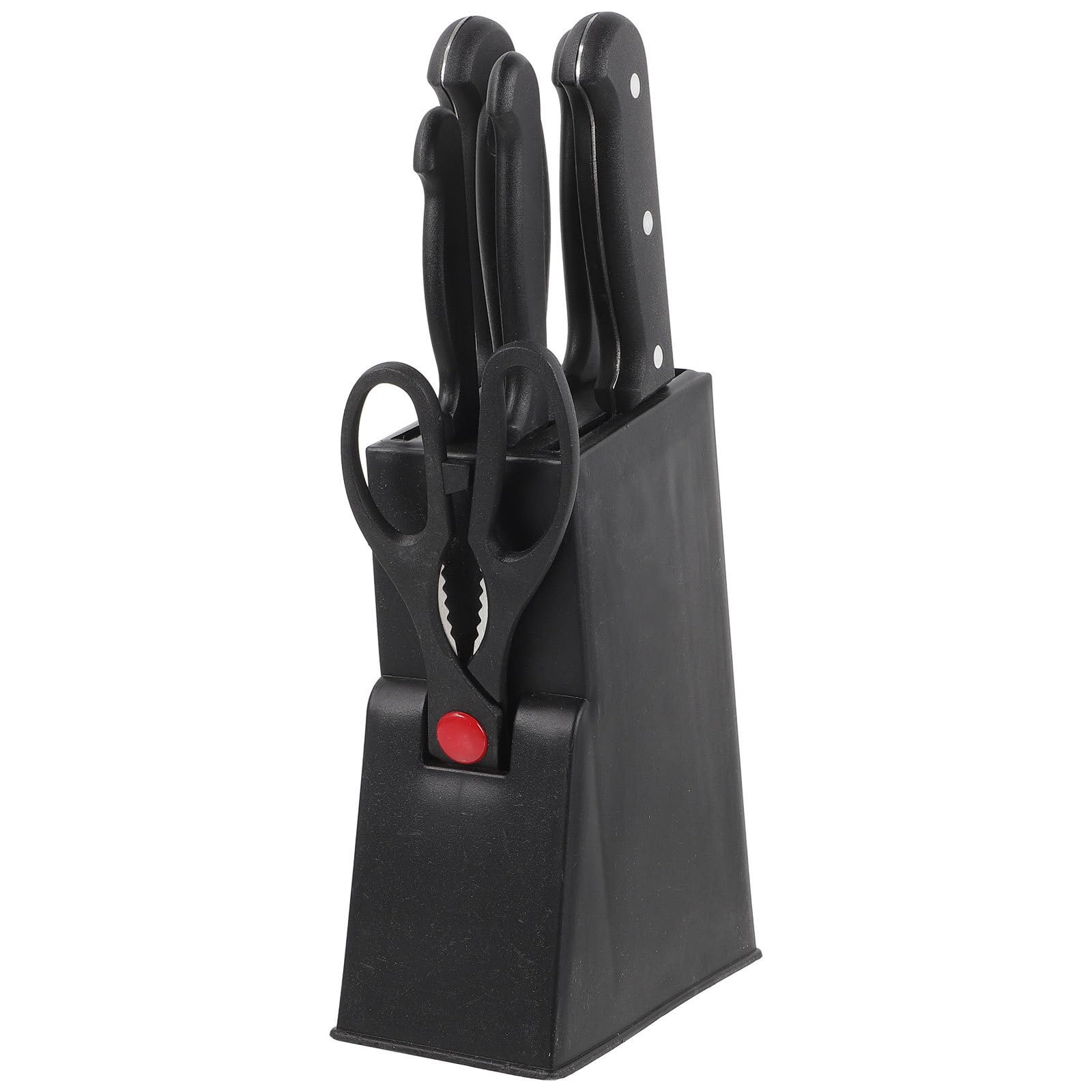 Ciieeo Negro Juego de Cuchillos de Cocina, Acero Inoxidable, 8 Piezas