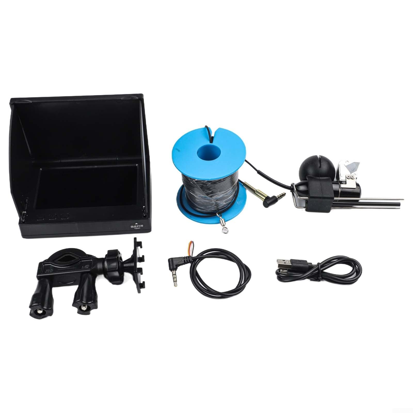 Buscador de peces con pantalla LCD de 4.3 pulgadas de alto brillo 2000NIT 220 grados FOV para uso en agua dulce y salada