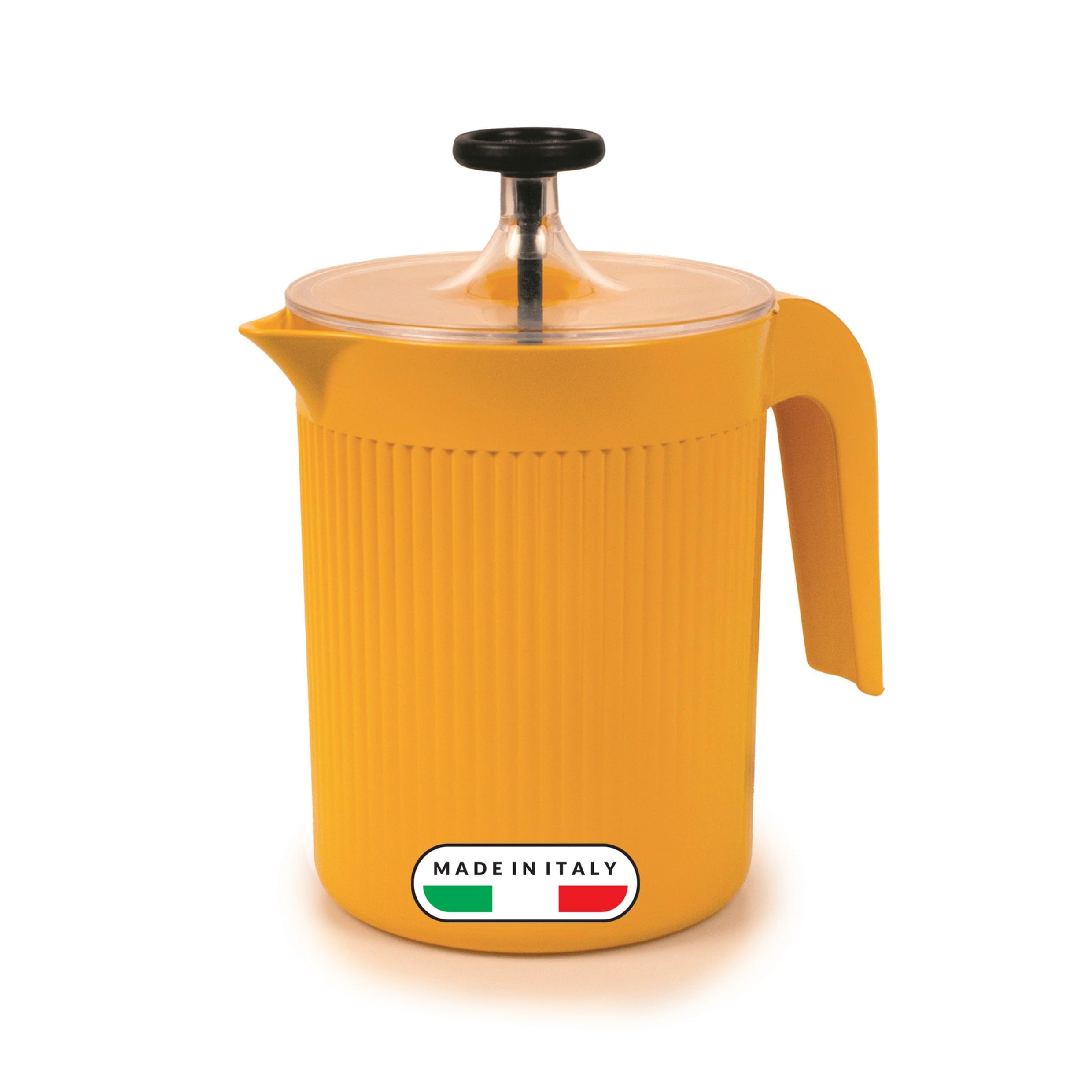 Snips, Cremix, Milk Frother, Manual Milk Frother for Cappuccino, Manual Milk Foam Maker, Cream Color, 0.50 L, 10 x 14.5 x 15.3 cm, Made in Italy