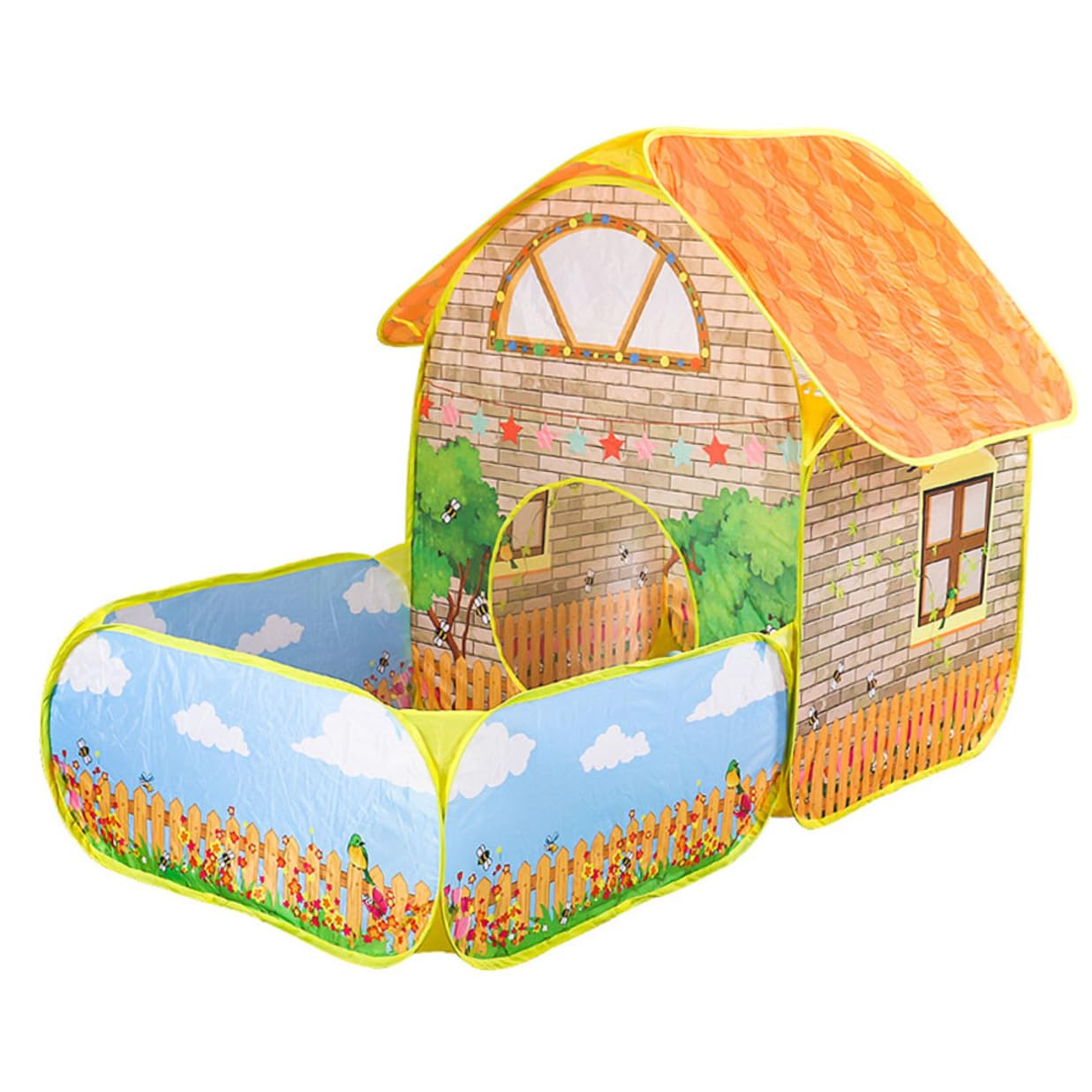 Alasum Tienda de Juegos para Niños Portátil Estructura de Alambre de Acero y Tela de Poliéster, Fácil Instalación y Bolsa de Transporte para Uso Interior y Exterior