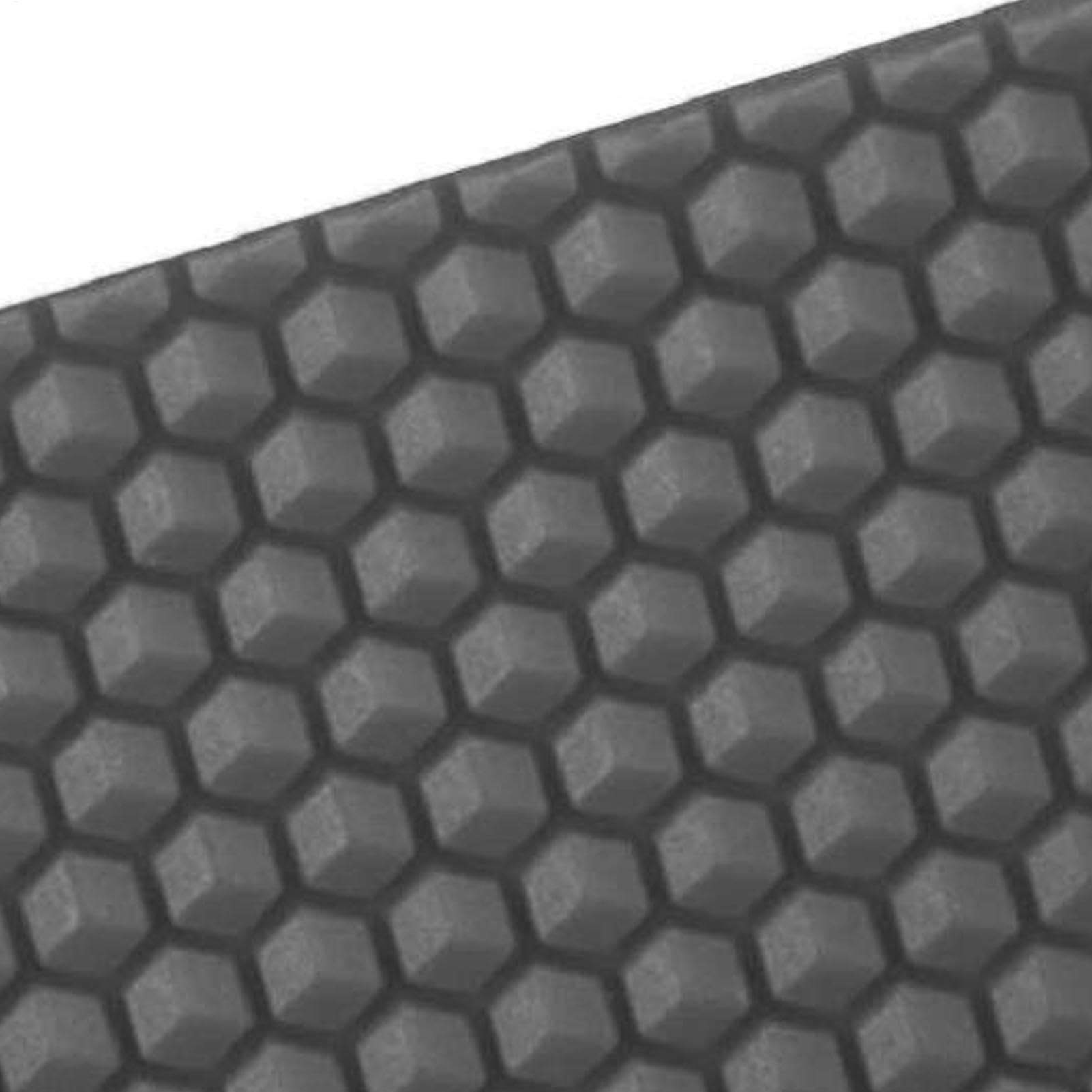 Beeswax Mold - Build Foundation Sheets For Brood Box Frames, jt Black Flexible Honeycomb Hexagonal Textured Grid, 2 Piece Set Multi Functional Component Bundle, Food Grade Supple Silicone Material Un
