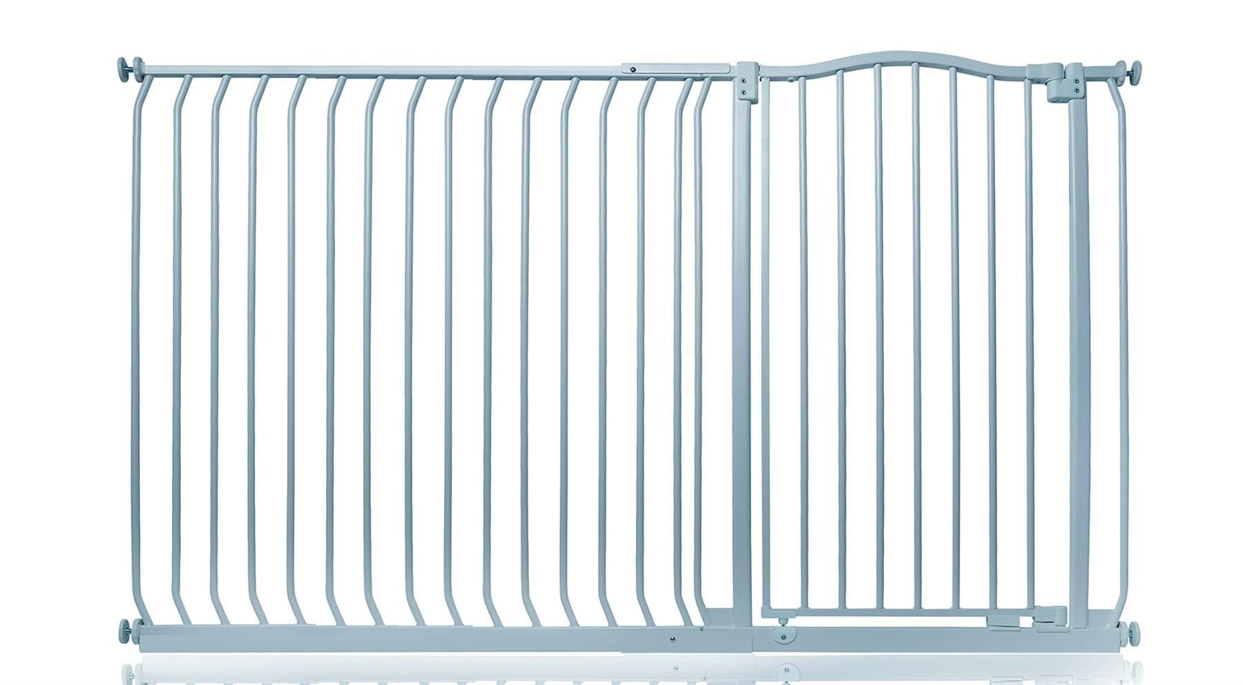 Safetots Extra Tall Curved Top Safety Gate, 116cm - 125cm, Matt Black, Extra Tall 100cm in Height, Pressure Fit Stair Gate, Baby Gate for Doors Hallways and Spaces, Safety Barrier, Easy Installation — view 69