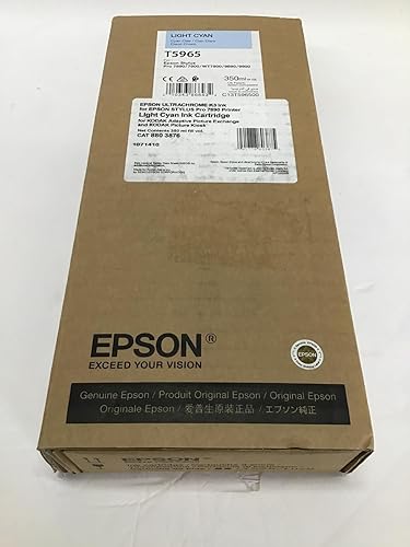 Epson Cartucho de tinta de T596500 Ultrachrome Hdr para Pro 7900- 990044; Cian claro