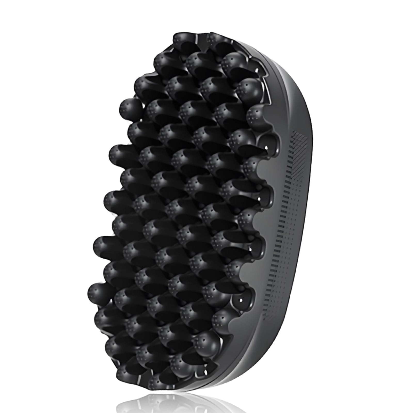 Gummi-Lockenbürste, hochwertiges Twist-Werkzeug für Afro-Haar, ideal für lockiges, gewickeltes 4C-Haar, schnelles und einfaches Styling, Schwarz