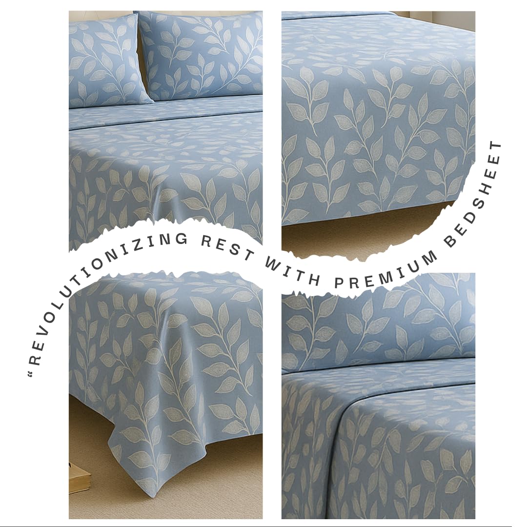 BSB HOME Microfiber Cotton 4 Pcs Bedding Set for King Size D…