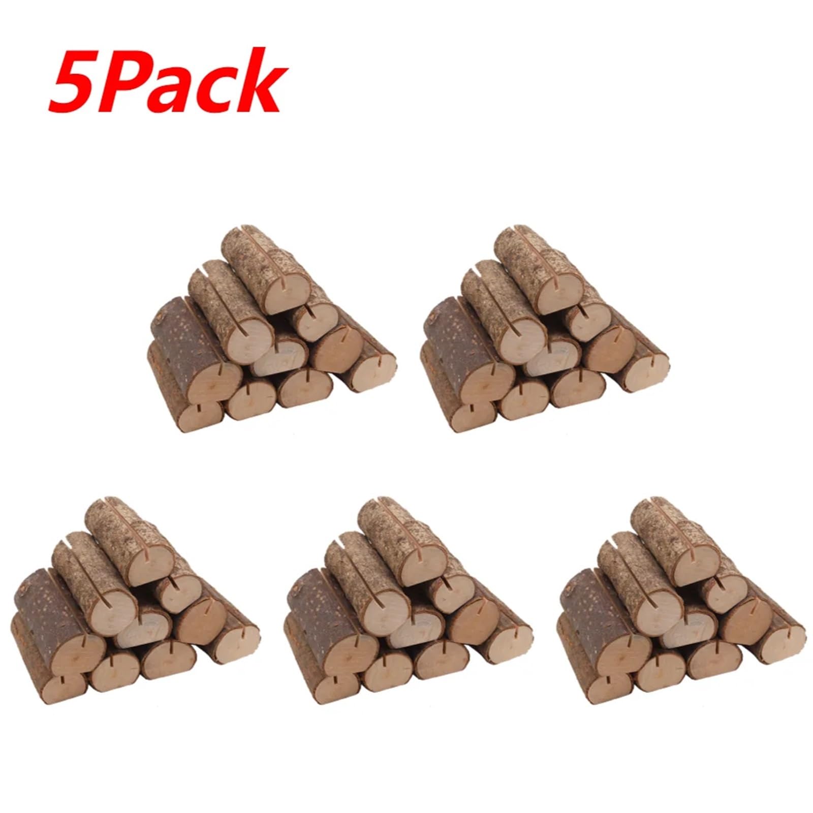 20–100 Stück Tischkartenhalter aus Holz für Hochzeit, Fototisch, Nummernständer (50 Stück)