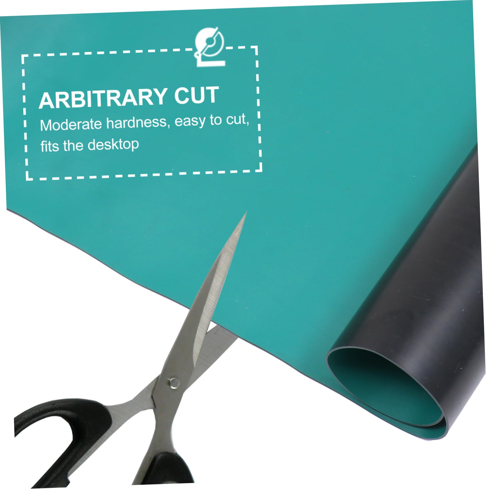 Cabilock Antiestática Mesa Almohadilla Goma Resistente Laboratorio Protección Experimento Equipo Duradero Verde Negro