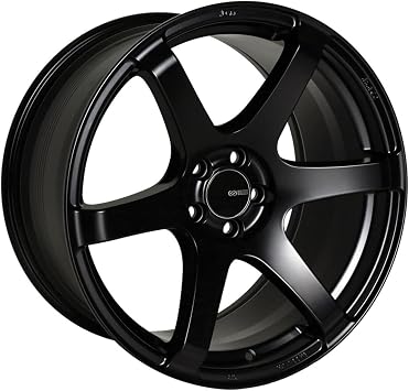 17x9 Enkei T6S Matte Black Wheels/Rims 5x114.3 485-790-6545BK
