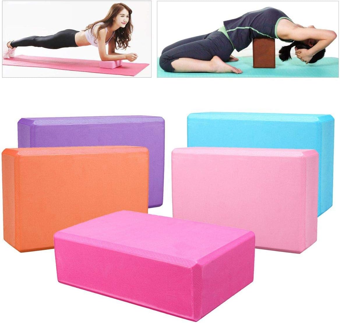 EVA Yoga BLock Brick Pilates Sports Exercise Gym Foam Workout Stretching Aid Body Shaping Health Training Equipment