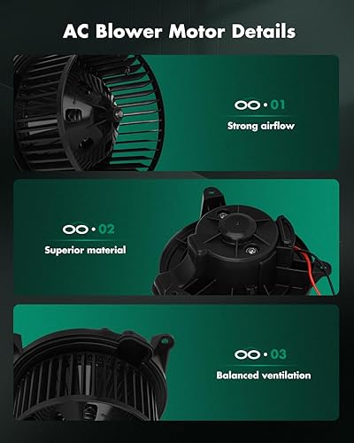 Vista 470 de SCITOO Motor de soplador de calentador con ventilador HVAC A/C motor de soplador para Infiniti EX35 2008-2012 /Nissan 350Z 2003-2007 /2011-2016