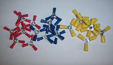 (15) 3 Way Wire Butt Connector Red Blue Yellow Vinyl 12-10 16-14 22-18 Gauge AWG - coolthings.us