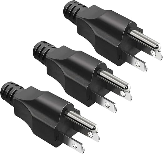 3 Pack Neutral Ground Bonding Plug for Portable Inverter Generator-Camper for Open Ground Error, Grounding Plug Surge Protector Generator with Floating Neutral on RV Plug, Generator Grounding Kit