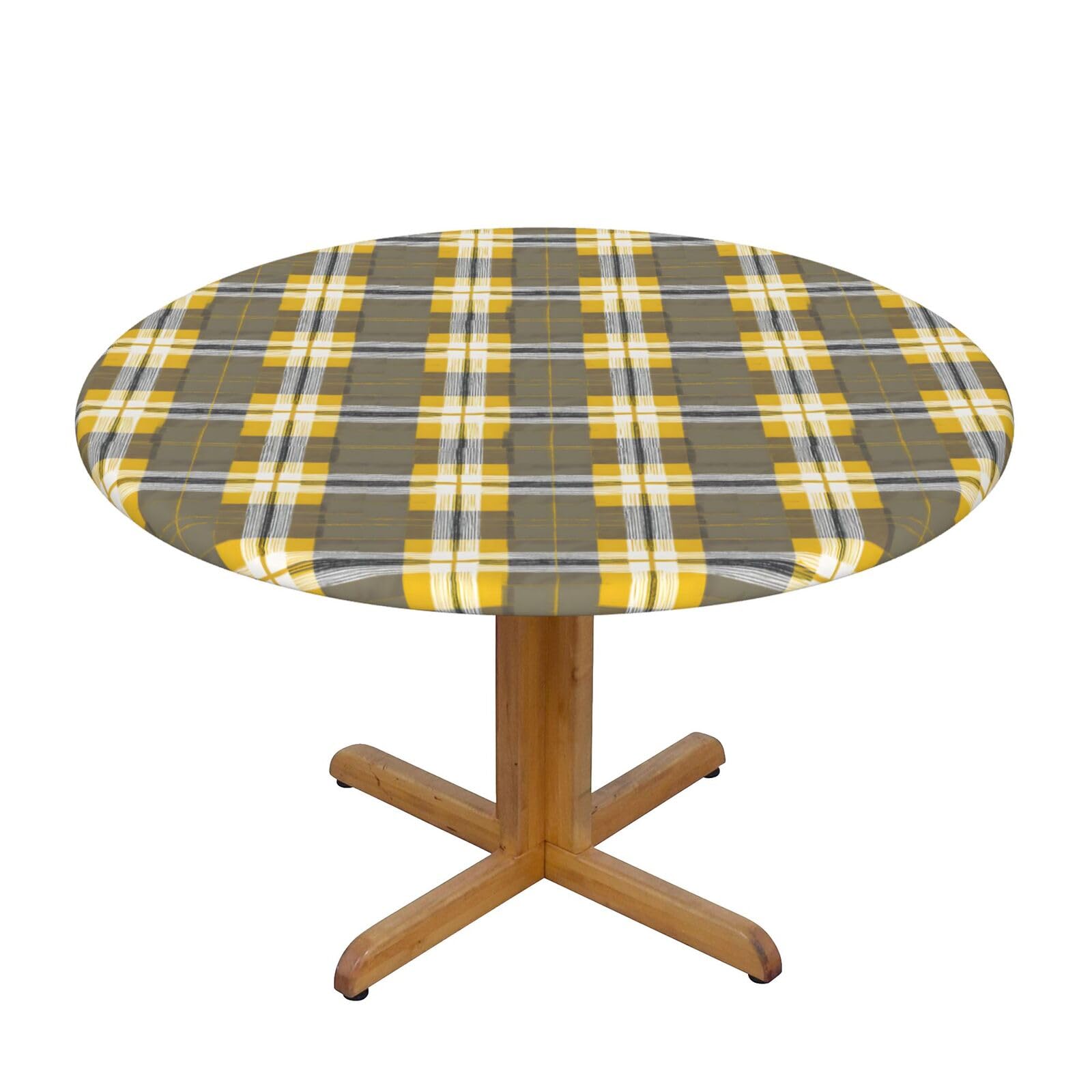Nappe ronde élastique extérieure pour terrasse et table de jardin M