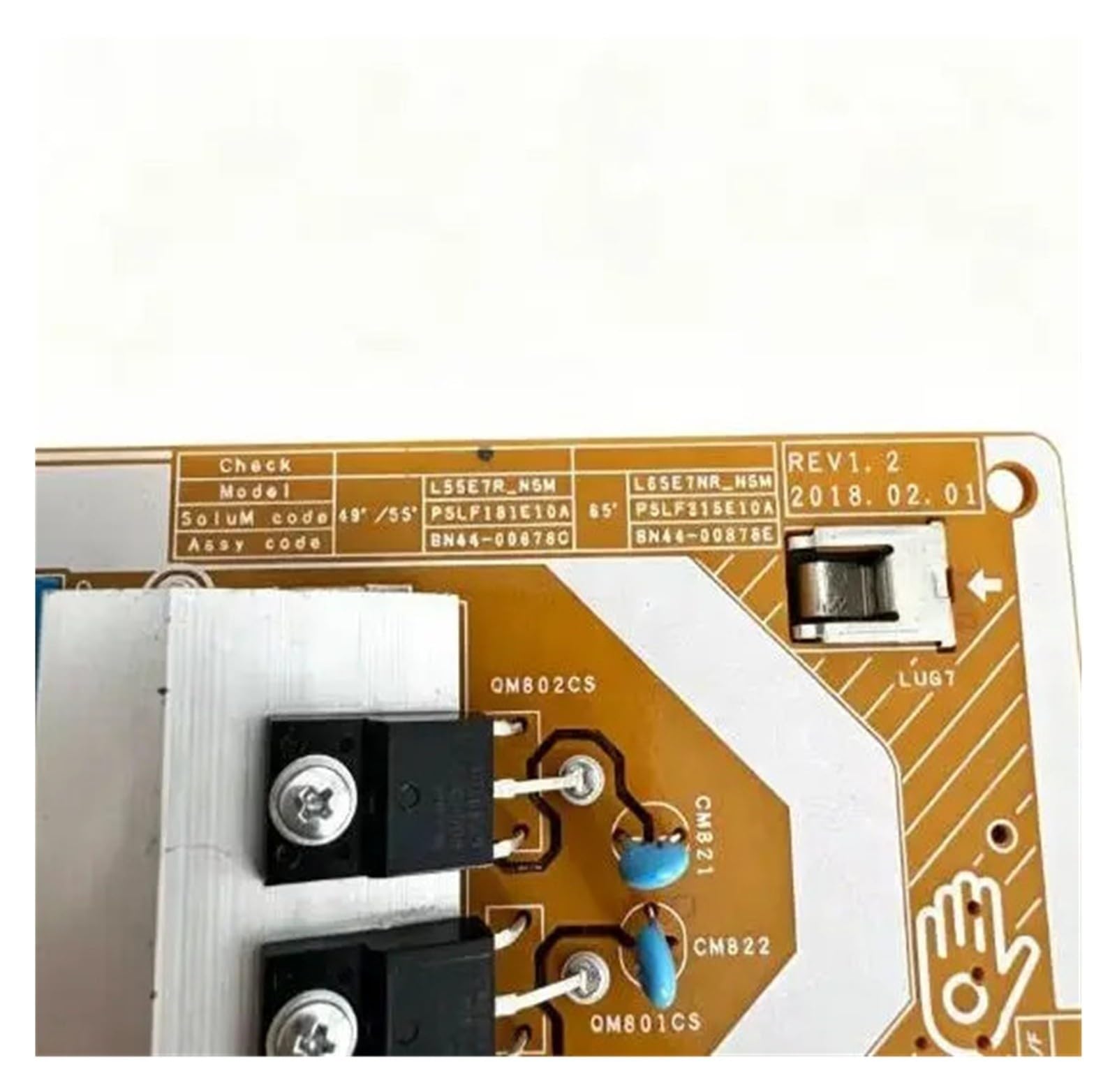 BN44-00878C L55E7R_NSM, Kompatibel for Samsung, Power Board for TV GQ49Q6FNGTXZG ​ GQ55Q6FNGTXZG ​ QA49Q6FNAJXZK QA49Q6FNAKPXD