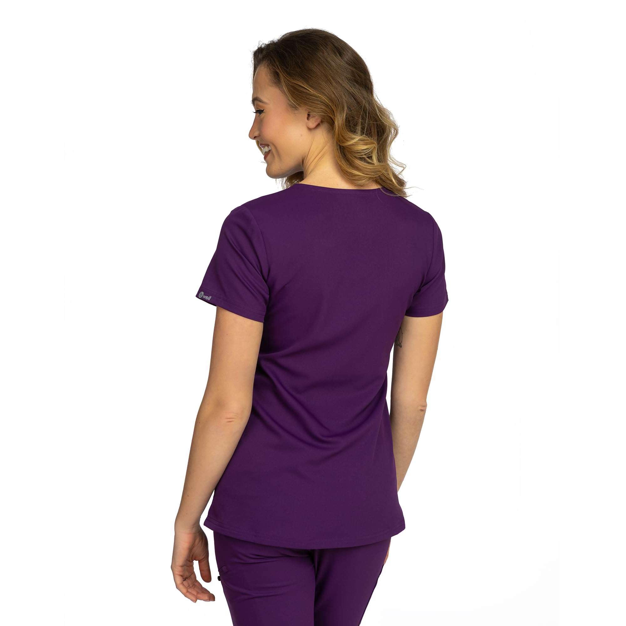 B-well Aurelia Casacca Medico Donna | Antibatterica e Antiodore | Divisa Sanitaria Infermiere Uniforme