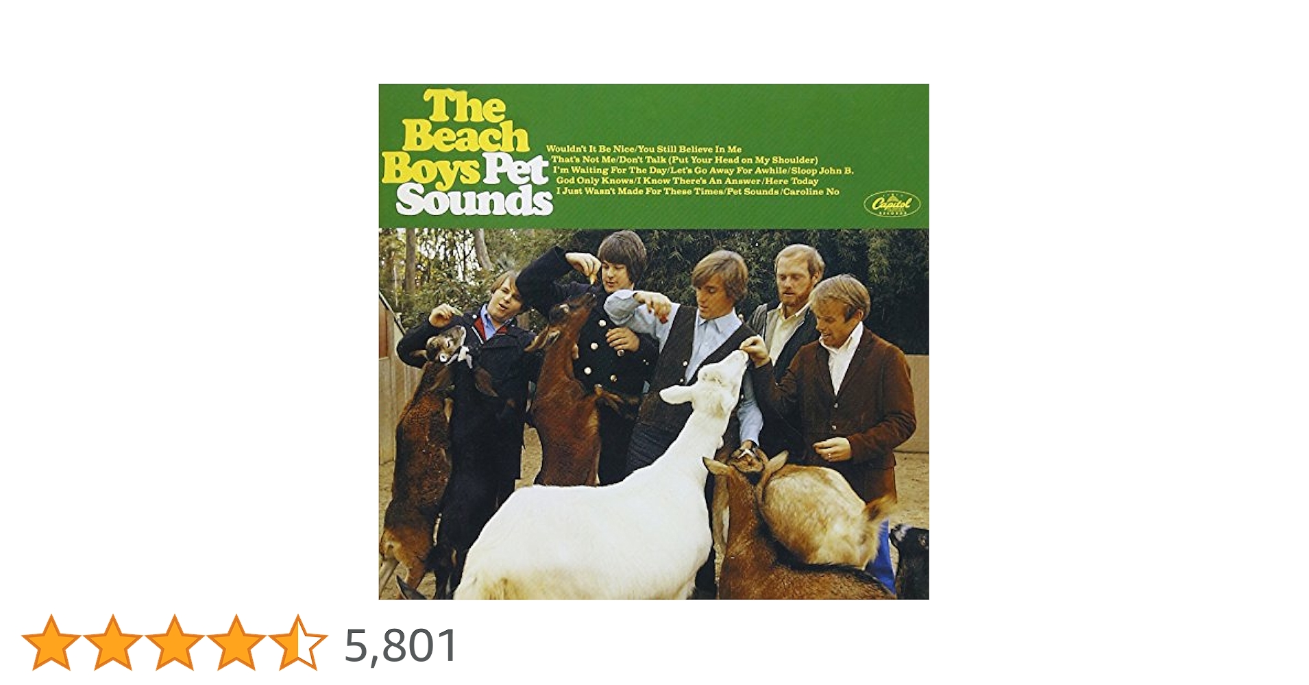 Amazon.co.jp: ペット・サウンズ (完全生産限定盤): ミュージック