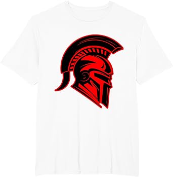 Spartan Head Warrior Symbol Helmet Sparta T-Shirt