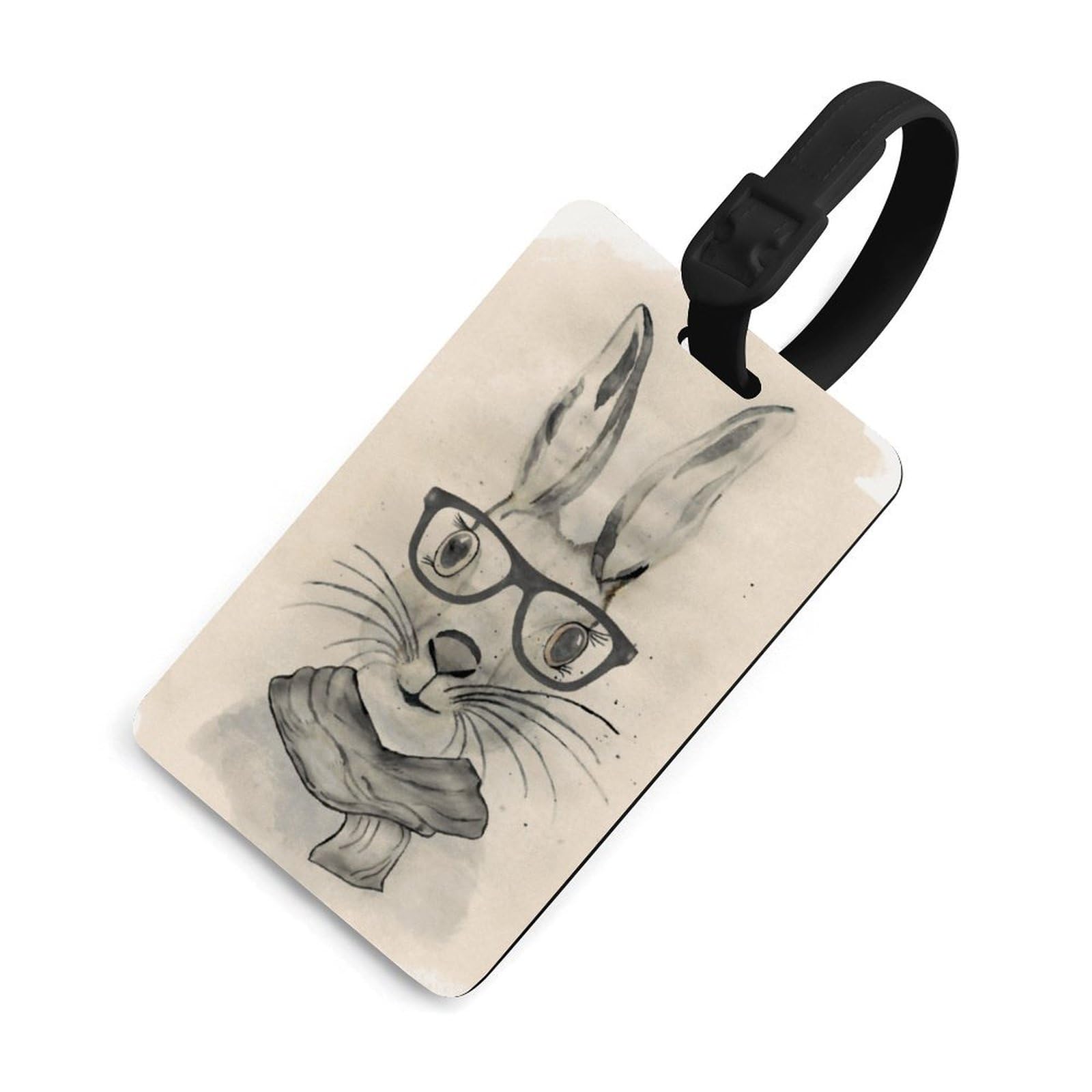 Amazon.co.jp: 荷物タグ ウサギ バニーうさぎ 動物 ラゲージタグ
