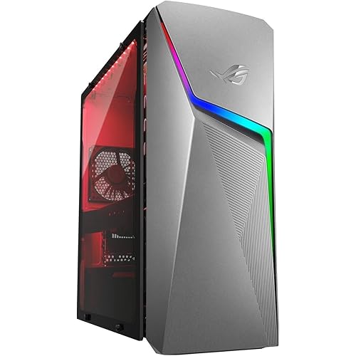 ASUS 2022 ROG Strix GL10 Gaming Desktop, AMD Ryzen 5 3600X 6-Core Processor, NVIDIA GeForce GTX 1660 Ti Graphics, 16GB RAM, 512GB PCIe NVMe SSD, 2 x HDMI, 2 x DisplayPort, WiFi, Windows 11 Home