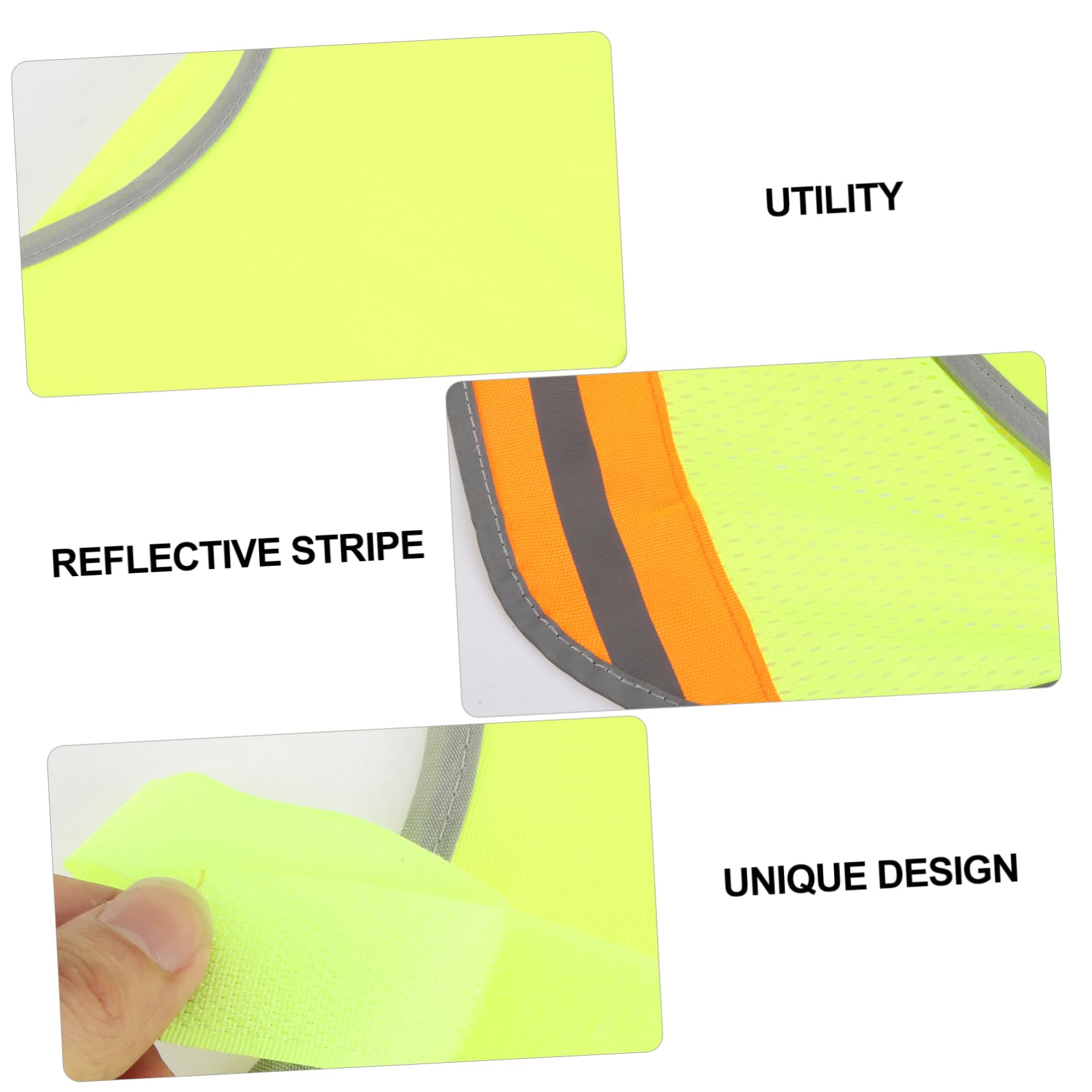 2 piezas de protección solar reflectante para casco protector de ala completa protección de cuello transpirable de alta visibilidad naranja neón para obras y actividades al aire libre