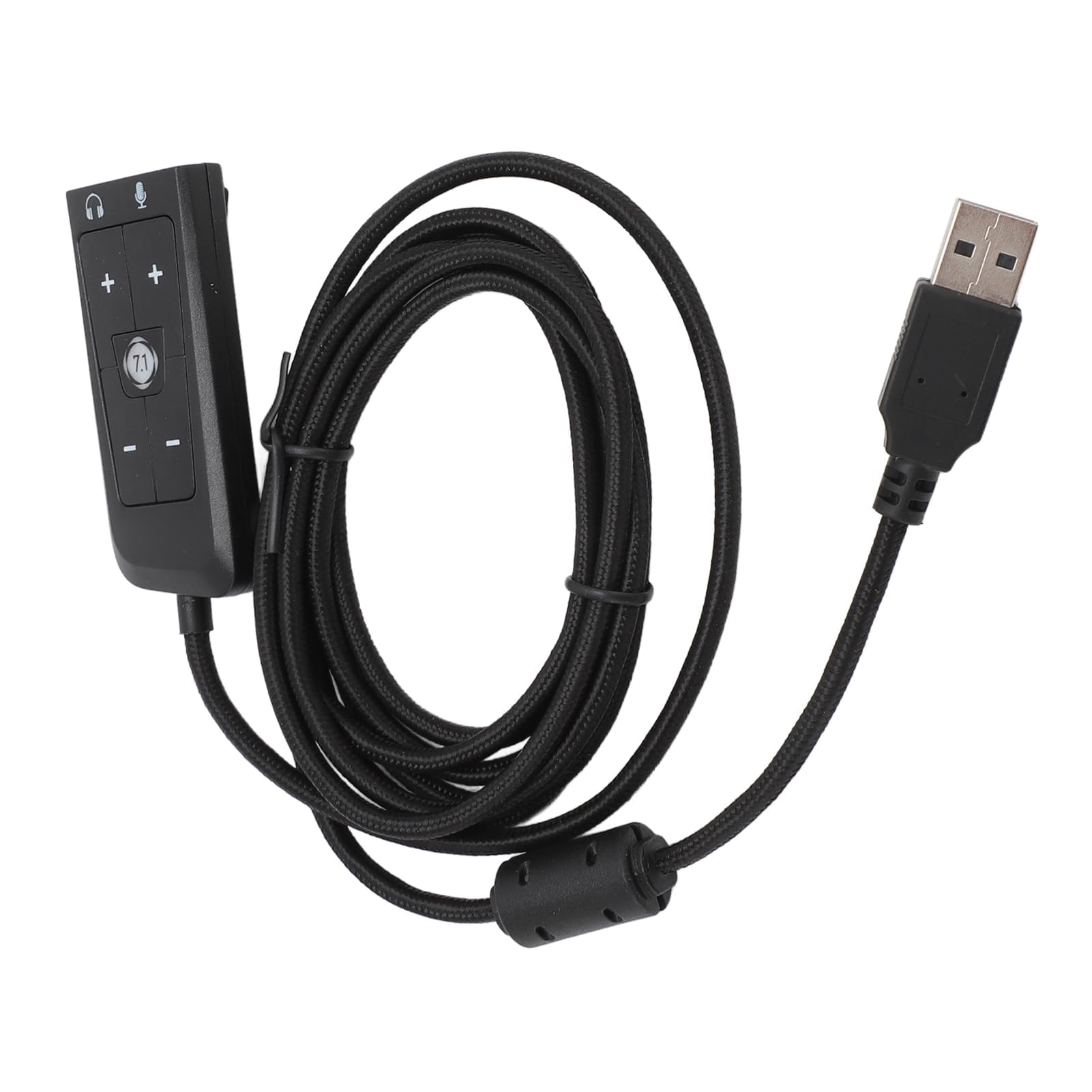 Dpofirs USB-Soundkarte, USB-zu-35-mm-Klinken-Audio-Adapter, Virtueller 7.1-Surround-Sound, USB-Adapter for HyperX Cloud II, for ps5, for Xbox Series X/S, for Xbox One,, Dpofirszsc5u9y0k7