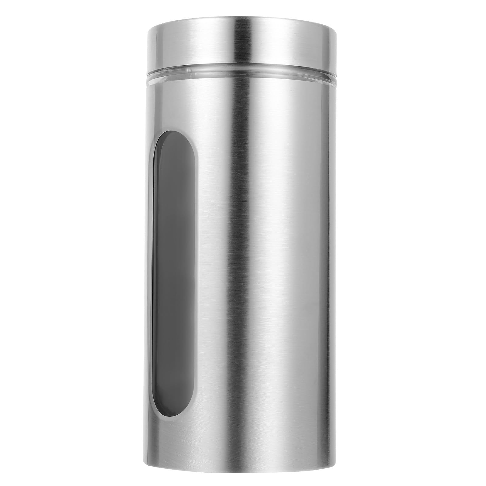 Tarro de Almacenamiento Hermético de Acero Inoxidable para Cocina Transparente y Resistente la Oxidación Contenedor Sellado para Té y Uso Doméstico