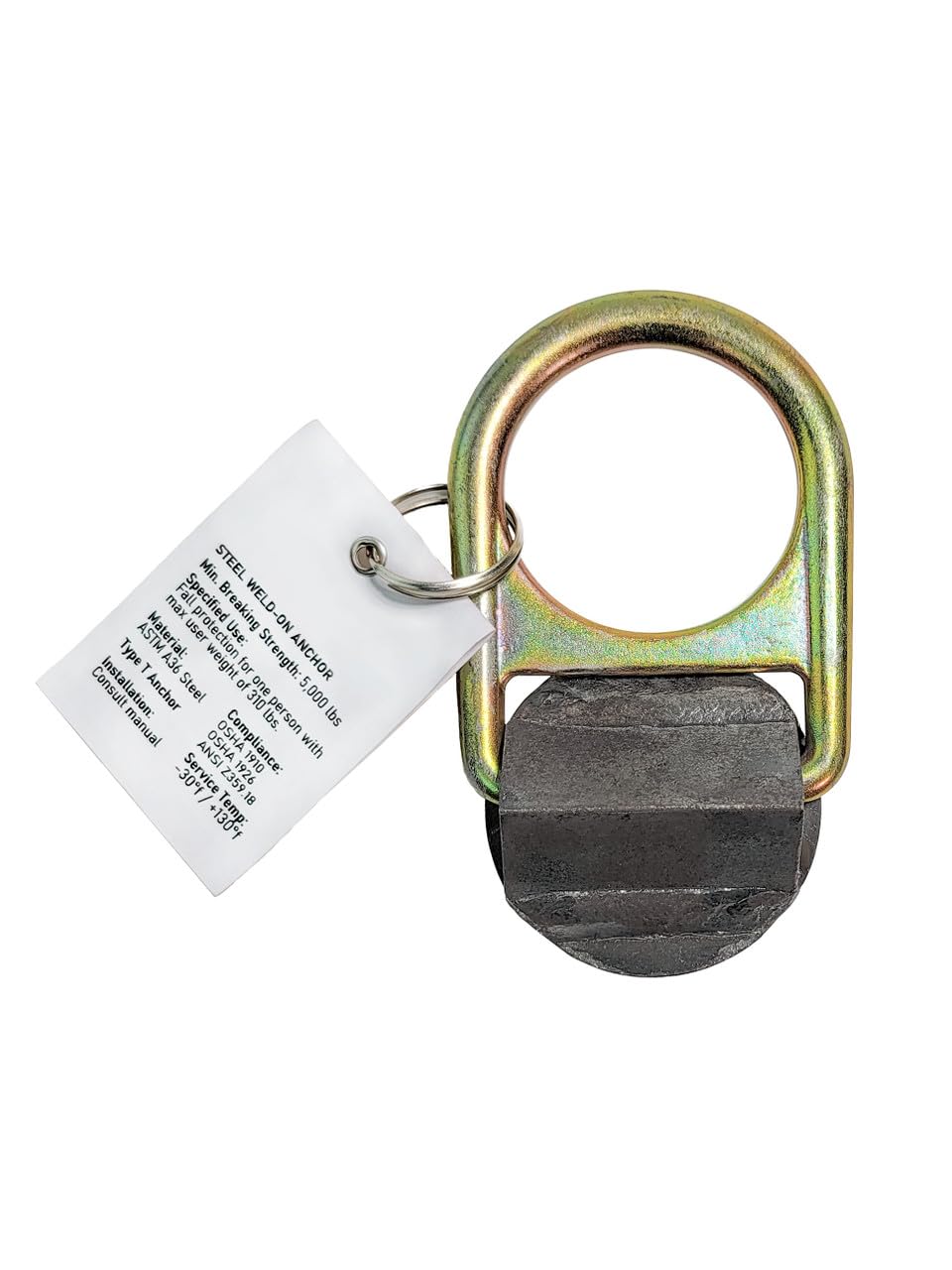 Frontline STW01 Weld-on Anchor | Rated steel for reassured product reliability and quality | AWS certified | OSHA & ANSI Compliant Anchor