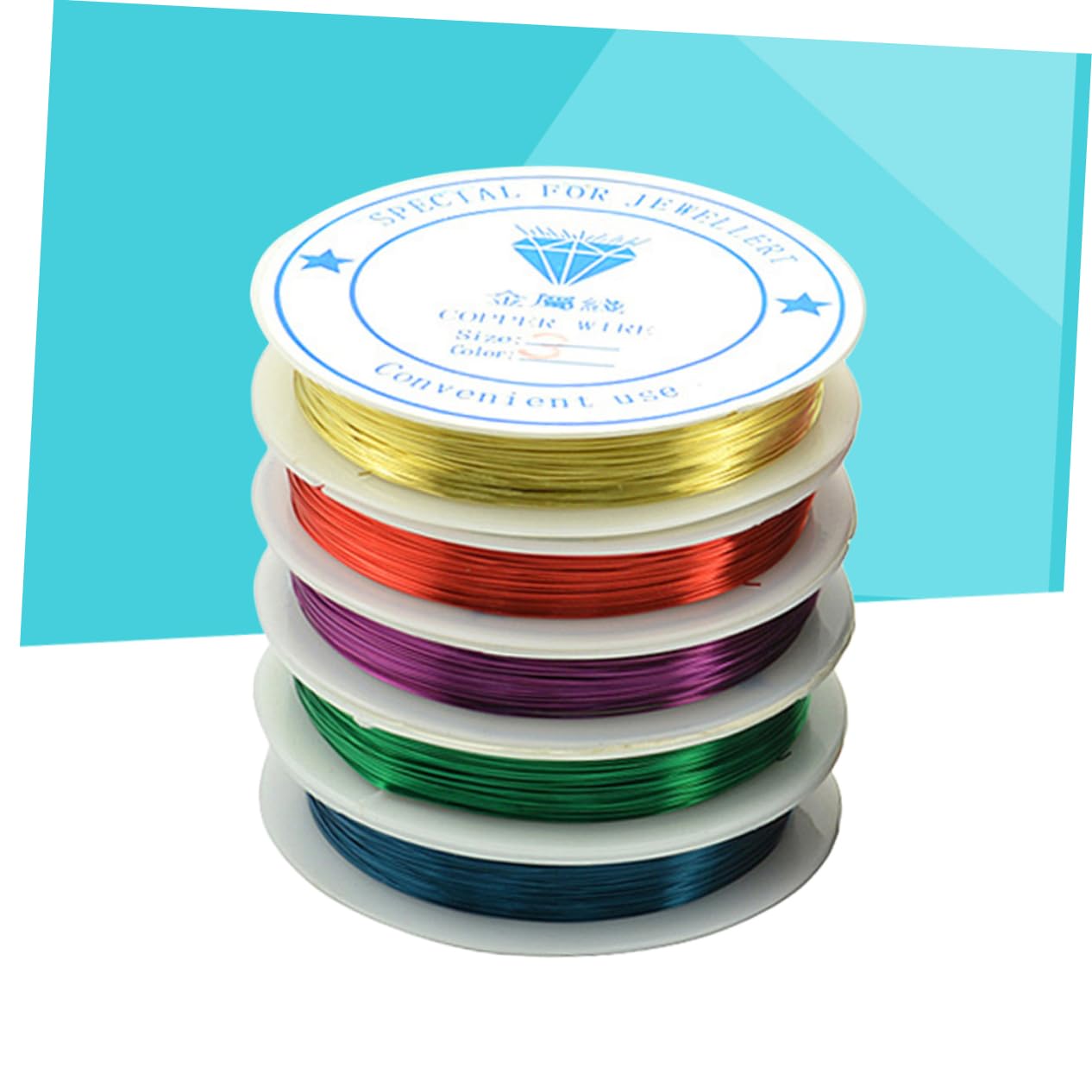 Anneome 15rotoli Rame Per Bigiotteria Per Flessibile e Versatile Per e Decorazioni Per e
