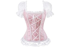 Pink Princess Sexy Lace Corset Renaissance Top Costume