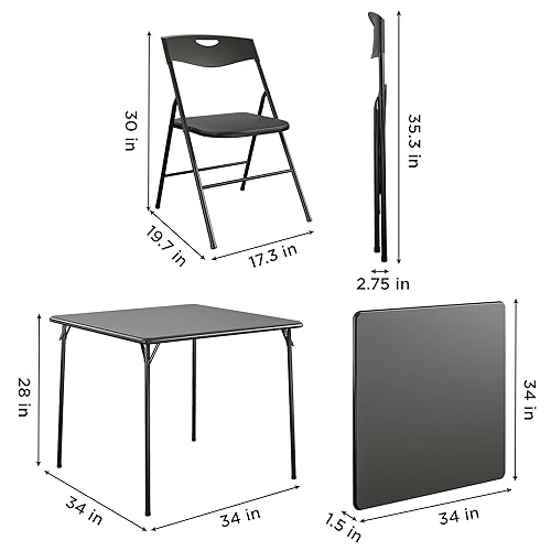 COSCO 5Piece Folding Table And Chair Set
