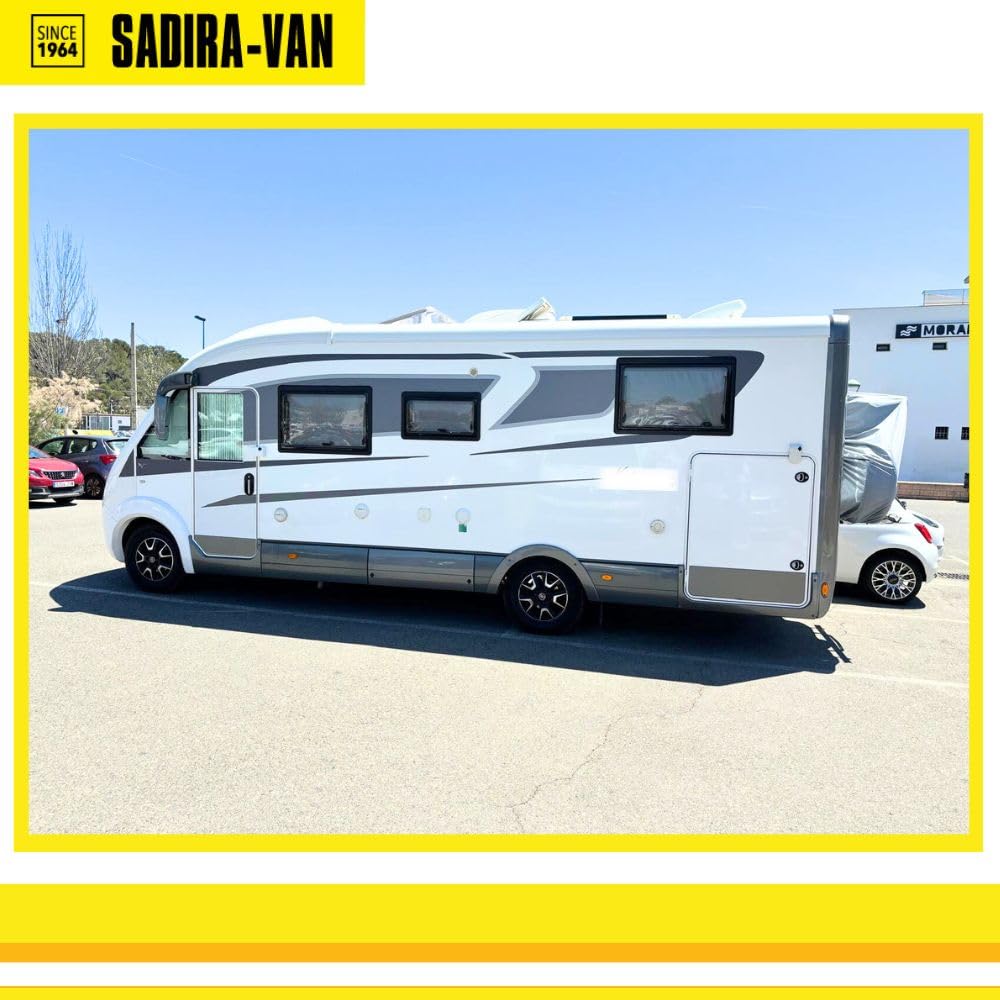 SADIRA VAN Jabón concentrado para autocaravanas 1 L. Limpieza impecable y protección duradera contra marcas de cal en cristales y fibra. Accesorio de mantenimiento de autocaravanes