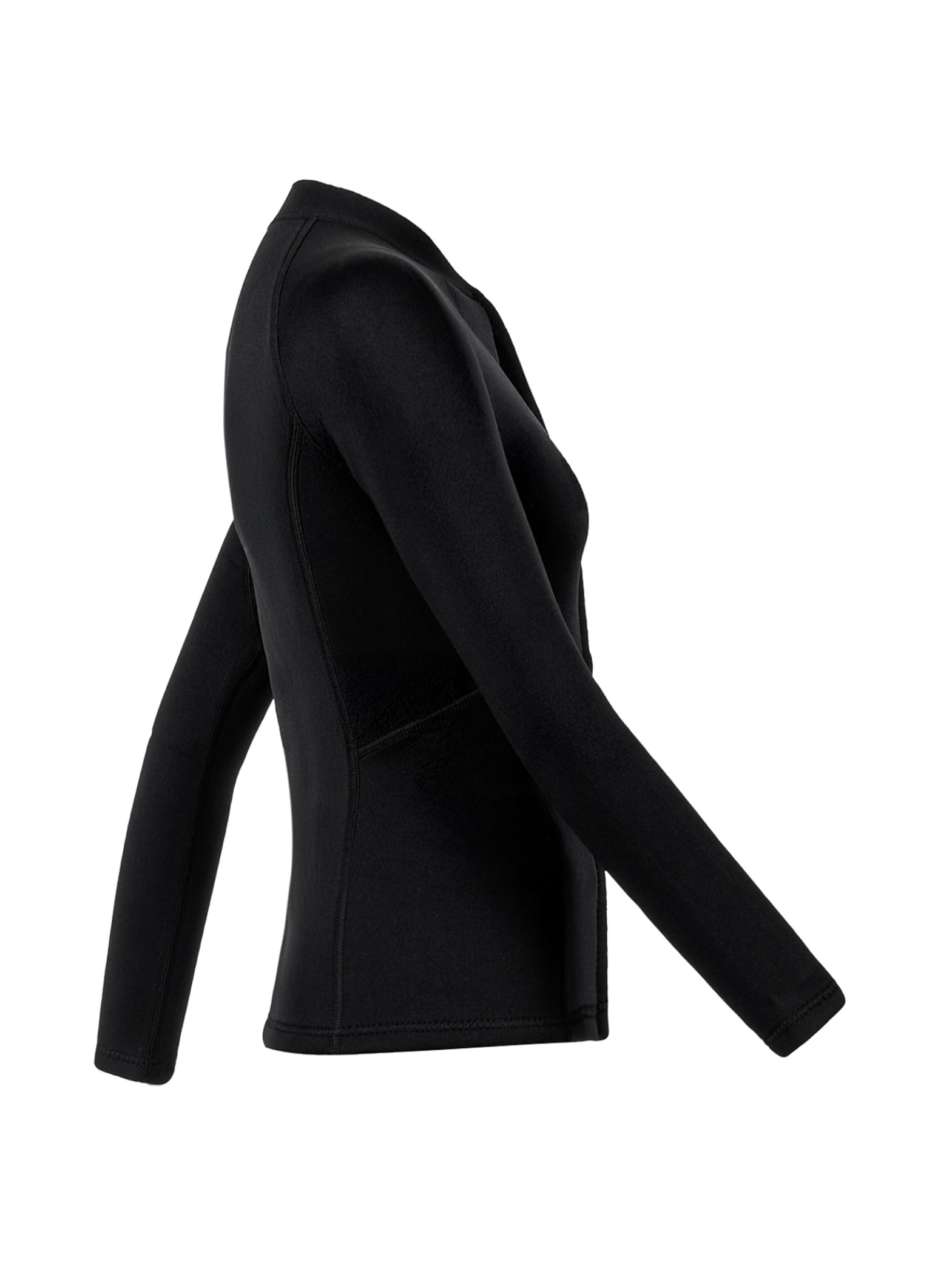 Chaqueta de neopreno para mujer, chaqueta térmica de neopreno de 3 mm, chaqueta de buceo de manga larga, chaqueta de buceo Rashguard con cremallera para natación, buceo, surf, snorkel