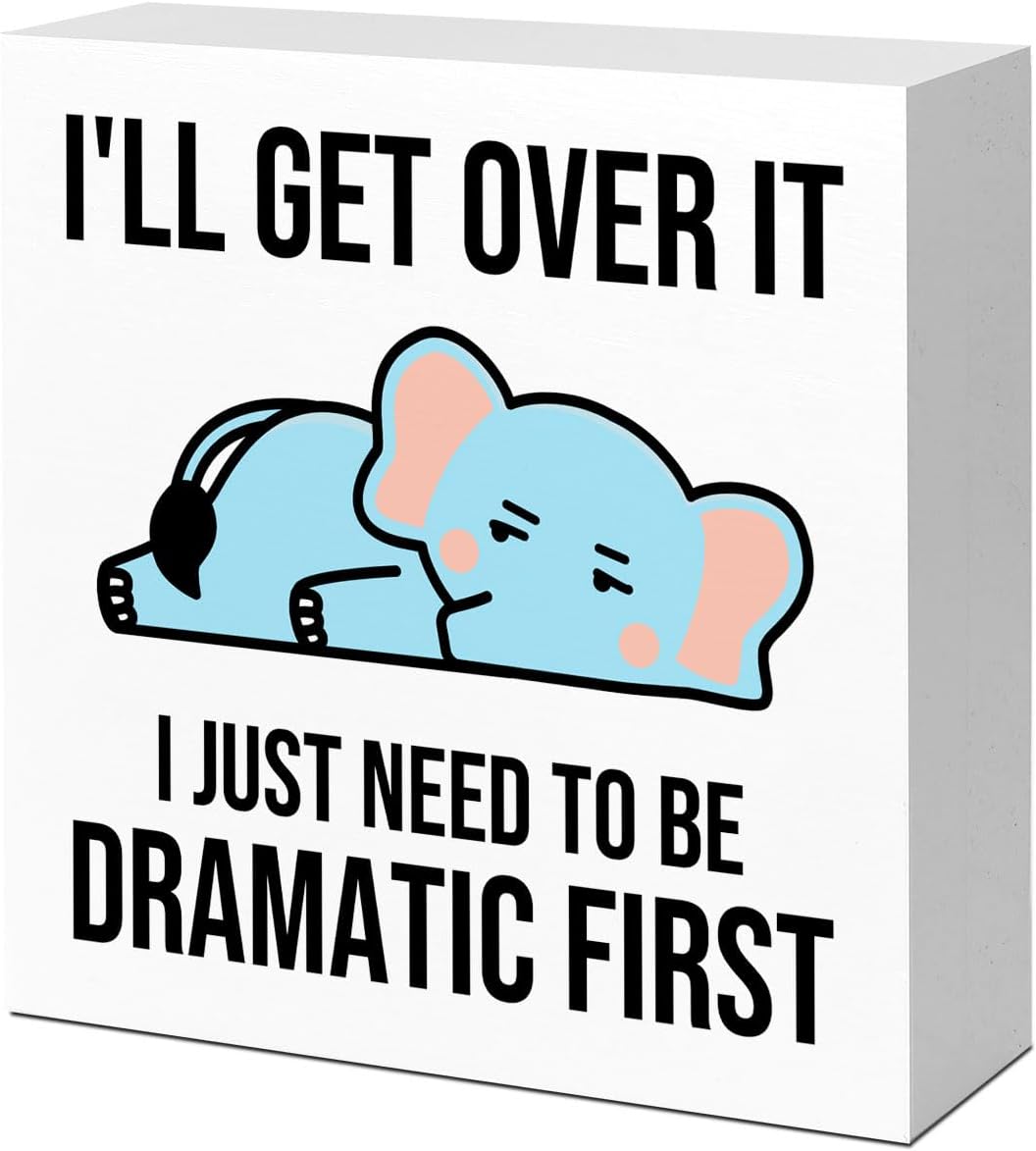 Humorous Signs for Office Desk,Funny Office Desk Decor for